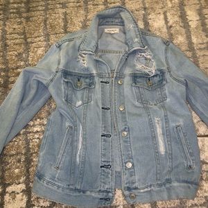 Distressed Jean Jacket